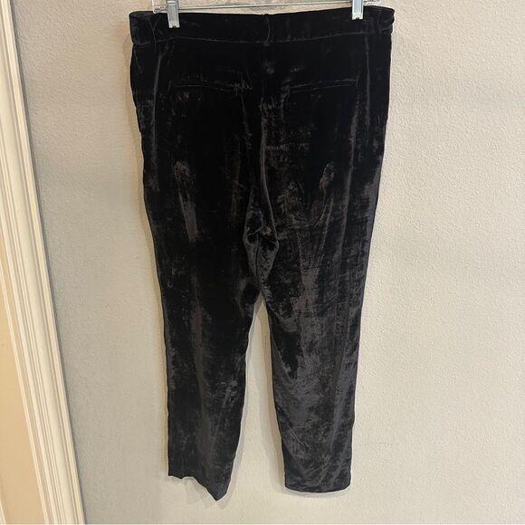 Filles a Papa | M | velvet Black Skinny Pants with Tapered Ankle - Picture 9 of 16